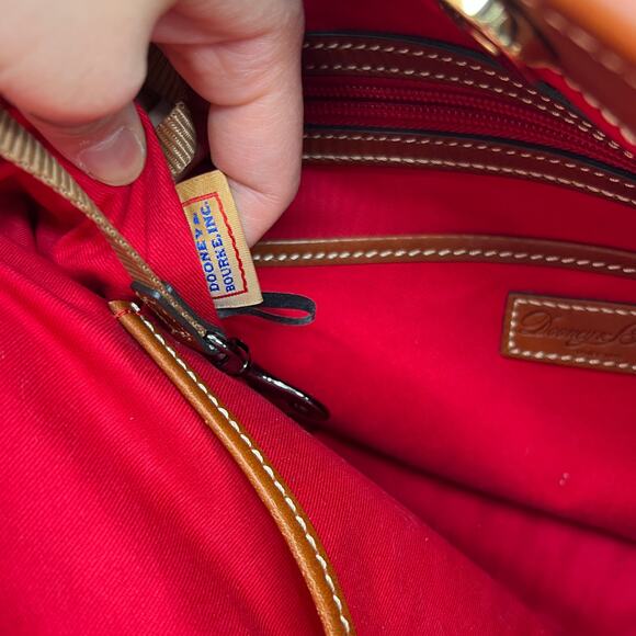 Dooney & Bourke Pebble Leather Maurizia Twist Strap Hobo White - Picture 10 of 16